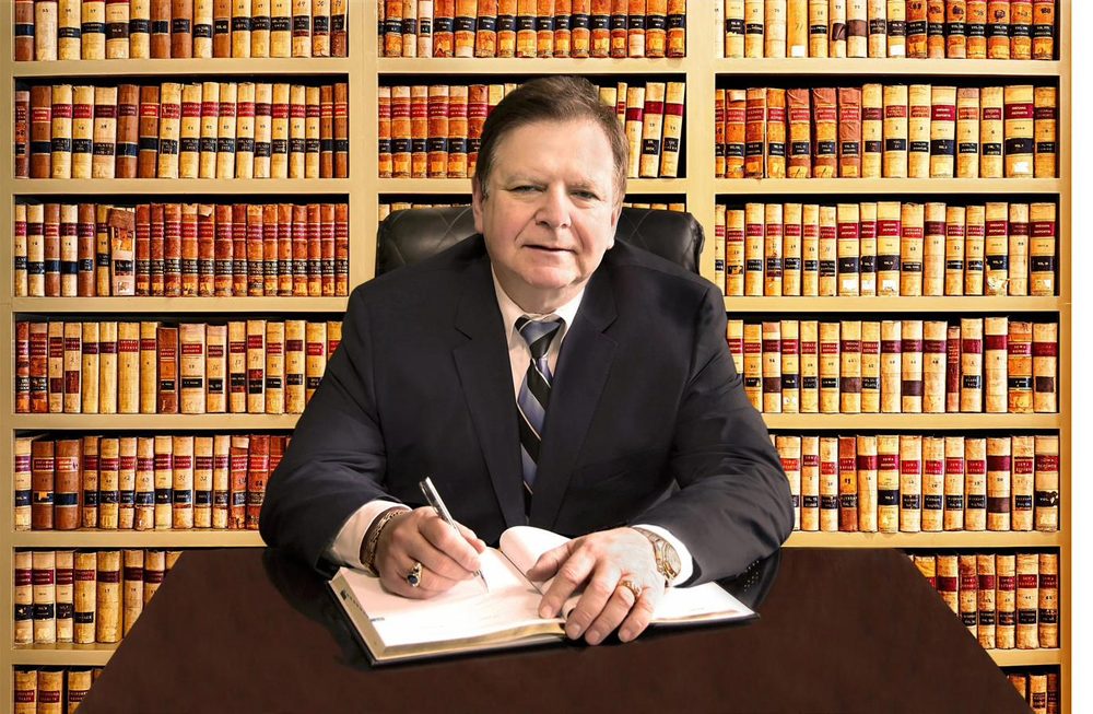 Attorney Greg C. Gorodetsky in the firm's law library